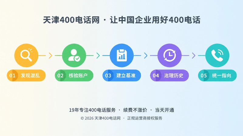 分阶段治理历史信息的时间线扁平插画